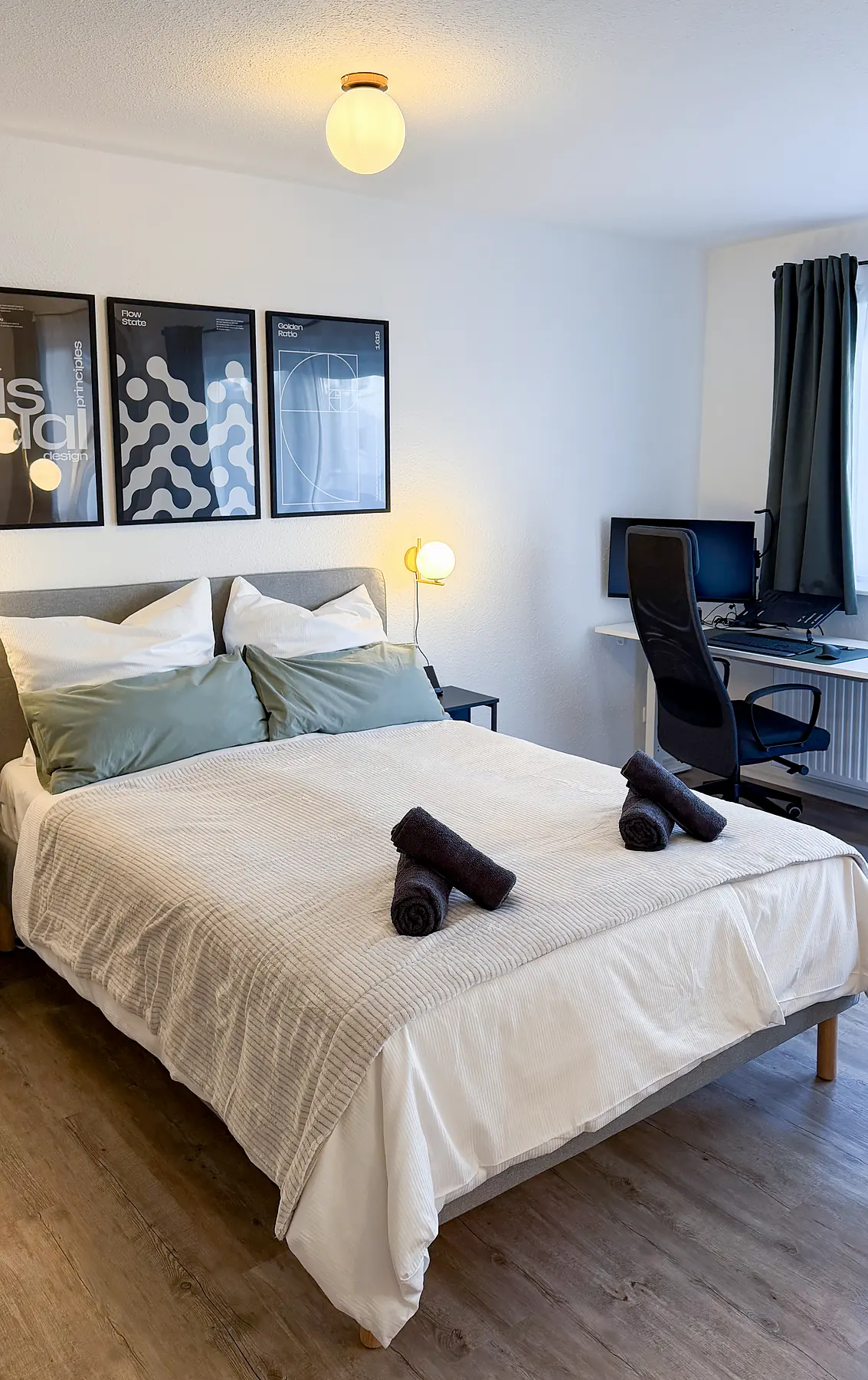 Französisches Doppelbett in bester Hotelqualität